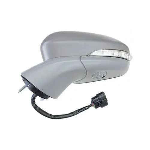 Pas Cher Rétroviseur gauche pour FORD MONDEO IV phase 2 depuis 2019, électrique, lumière de courtoisie et système BLIS, 11 PIN, asphérique, dégivrant, rabattable, avec clignotant, Neuf à peindre