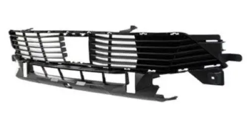 Vente Flash Grille centrale pare chocs avant pour PEUGEOT 3008 II phase 2 depuis 2020, noire, Neuve