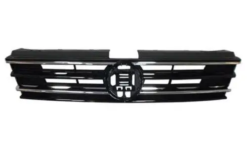 Meilleur Prix Grille radiateur pour VOLKSWAGEN TIGUAN II phase 1, 2016-2020, noire, avec 2 profils chromeè, Neuve