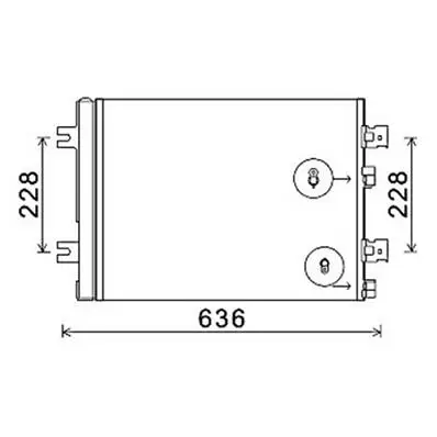 Populaire Condenseur de Climatisation pour DACIA LOGAN I ph.2 2008-2012, OEM: 8200741257, Neuf