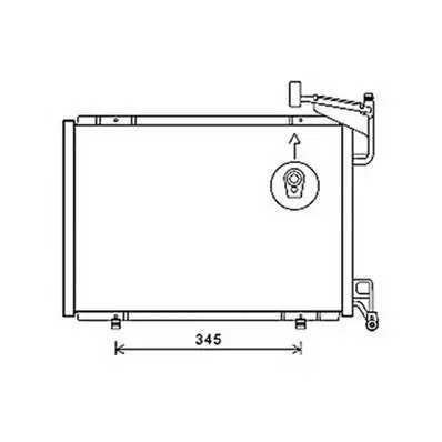 Condenseur de Climatisation pour FORD FIESTA Mk6 ph.1 2008-2012, OEM: 1806682, Neuf Réduction