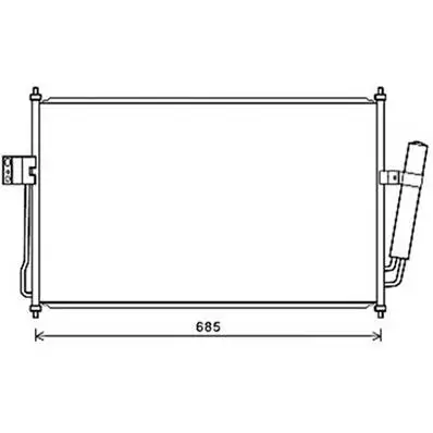Condenseur de Climatisation pour FORD C-MAX 2010-2015, OEM: 94770907, Neuf Réduction