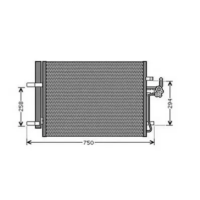 Condenseur de Climatisation pour FORD S-MAX I ph.1 2006-2010, OEM: 1481851, Neuf Certifié