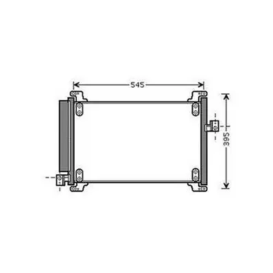Quantité Limitée Condenseur de Climatisation pour FIAT MULTIPLA 2004-2010, OEM: 51804557, Neuf