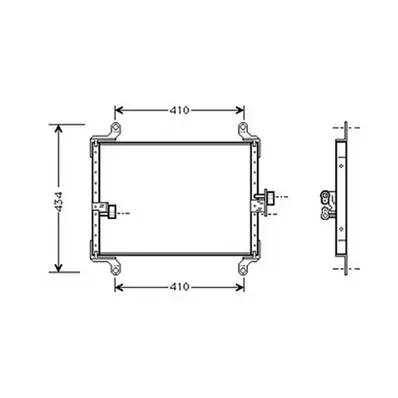 Condenseur de Climatisation pour FIAT DUCATO II ph.1 1994-2002, OEM: 13128570, Neuf Soldes
