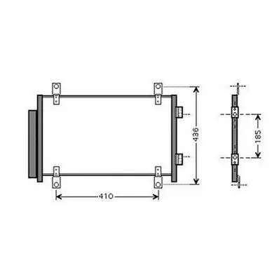 Condenseur de Climatisation pour FIAT DUCATO II ph.2 2002-2006, OEM: 1347842080, Neuf Top Vente