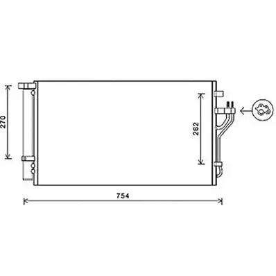 Condenseur de Climatisation pour KIA SPORTAGE 2004-2010, OEM: 976062Y500, Neuf Commander Vite
