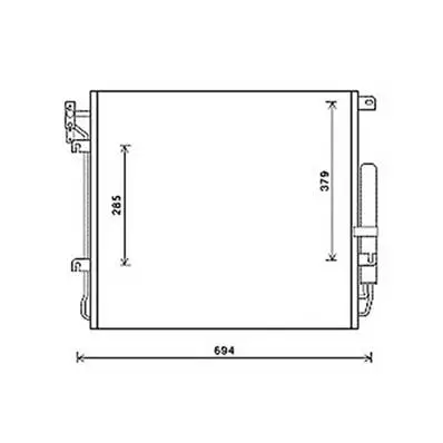 Nouvelle Collection Condenseur de Climatisation pour LAND ROVER Range Rover L322 2010-2012, OEM: JRB500140, Neuf