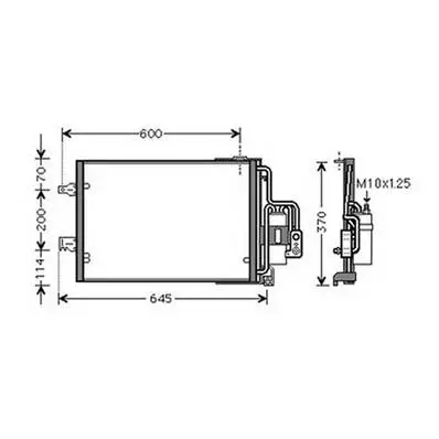 Condenseur de Climatisation pour OPEL CORSA C ph.2 2003-2006, OEM: 93183711, Neuf Prix Promo