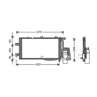 Condenseur de Climatisation pour OPEL CORSA C ph.2 2003-2006, OEM: 93177423, Neuf Promotion Saisonnière