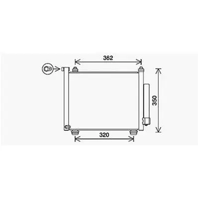 Condenseur de Climatisation pour OPEL AGILA 2000-2008, OEM: 09214335, Neuf Bon Marché