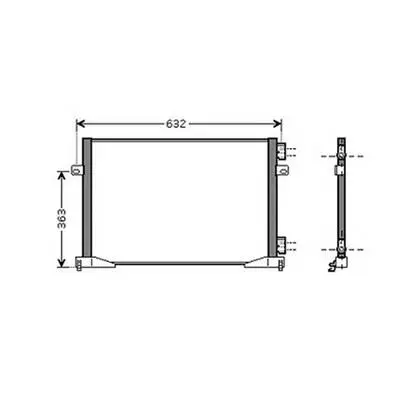 Condenseur de Climatisation pour OPEL VIVARO I ph.2 2006-2014, OEM: 2765000QAG, Neuf Commande En Gros