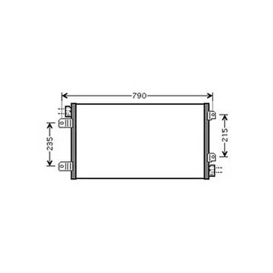 Expédié Aujourd’hui Condenseur de Climatisation pour OPEL MOVANO I ph.2 2003-2010, OEM: 2765000QAN, Neuf