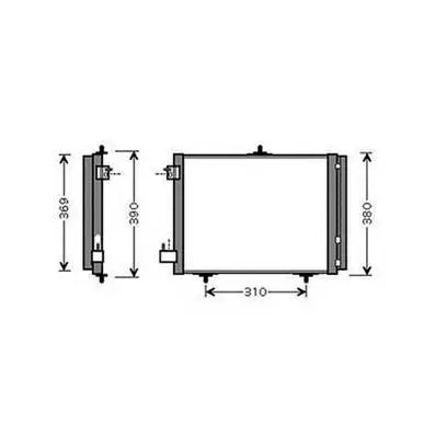 Condenseur de Climatisation pour PEUGEOT 208 ph.1 2012-2015, OEM: 6455JF, Neuf Meilleure Vente