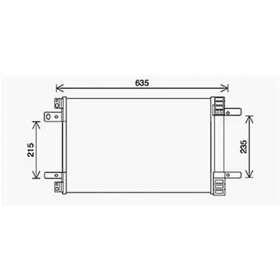 Condenseur de Climatisation pour PEUGEOT 308 II ph.1 2013-2017, OEM: 9673629780, Neuf Prix Réduit