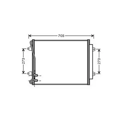 Condenseur de Climatisation pour VOLKSWAGEN PASSAT B6 2005-2010, OEM: 3C0820411D, Neuf Top Vente