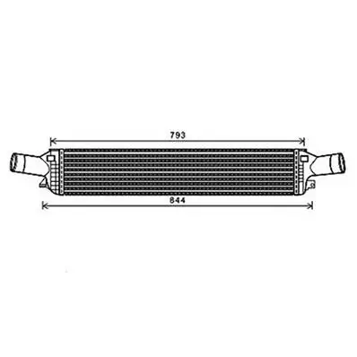 Livraison Express Intercooler pour AUDI A4 IV ph.1 2007-2011, OEM: 8K0145805AC, Neuf