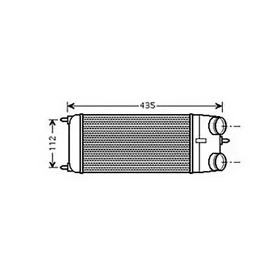 Intercooler pour CITROËN C2 ph.2 2008-2010, OEM: 0384N1, Neuf Dernier Modèle