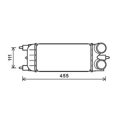 Retour Gratuit Intercooler pour CITROËN C5 II ph.2 depuis 2010, OEM: 0384P5, Neuf