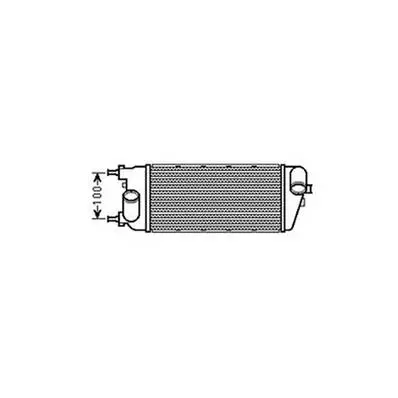 Intercooler pour FIAT 500 ph.1 2007-2015, OEM: 51855481, Neuf Solde