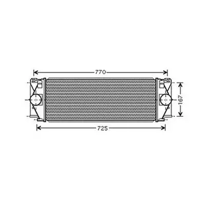 Intercooler pour MERCEDES SPRINTER II ph.1 2006-2013 (W906), OEM: 9065010101, Neuf Top Vente