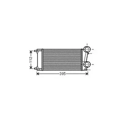 Intercooler pour PEUGEOT 3008 I ph.1 2009-2013, OEM: 0384N9, Neuf Super Prix