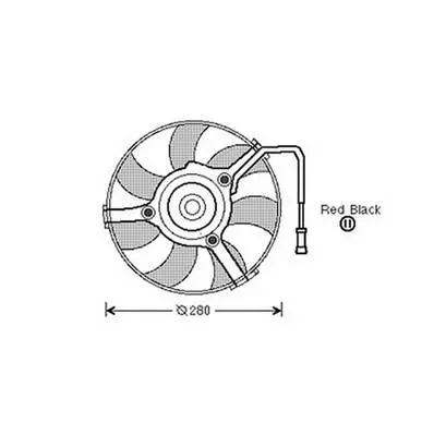 Dernière Chance Ventilateur Radiateur moteur pour AUDI A6 II ph.2 2001-2004, OEM: 4B0959455, Neuf