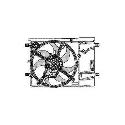 Ventilateur Radiateur moteur pour FIAT GRANDE PUNTO 2005-2009, OEM: 1341390, Neuf Marque