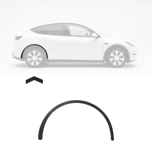 Certifié élargisseur aile arrière droite pour TESLA MODEL Y 2019-2025, noir gaufré, Neuf