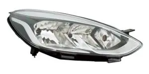 Phare Optique avant droit pour FORD FIESTA VII ph.1 2017-2021, H7+H15+PY21W, avec moteur, Neuf Expédition Rapide
