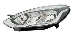Phare Optique avant gauche pour FORD FIESTA VII ph.1 2017-2021, H7+H15+PY21W, avec moteur, Neuf Acheter Direct