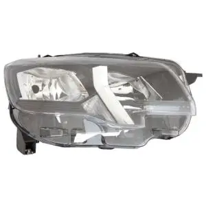 Dernier Modèle Phare Optique avant droit pour PEUGEOT PARTNER III ph.1 2018-2024, H7+H1+PY21W+W21, avec moteur, Neuf