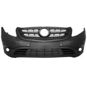 Offre Du Jour Pare chocs avant pour MERCEDES VITO III (W447) 2014-2019, 6 trous radar et feux antibrouillard, gris, Neuf