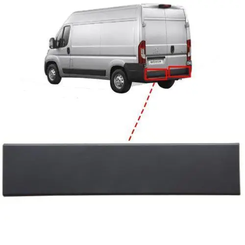 Moulure baguette sur porte arrière gauche pour FIAT DUCATO III phase 2, 2014-2023, 82cm, Noire, Neuve Offre Exclusive
