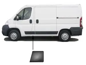 Promotion Moulure montant porte avant gauche pour FIAT DUCATO III phase 2, 2014-2023, 23cm, Neuve