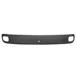 Haute Qualité Bandeau moulure arrière pour FIAT PANDA III depuis 2012, avec trou radar, Noir, Neuf