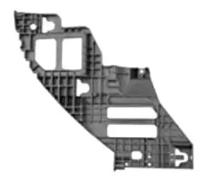 Support avant gauche pour VOLKSWAGEN GOLF VI GTI/GTD, 2009-2013, bride fixation pare chocs avant Top Vente