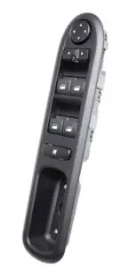 Affaire À Saisir Bloc de commande de lève vitre et miroir électrique sur porte avant gauche pour PEUGEOT 407 2004-2008, 4 boutons, noir, Neuf