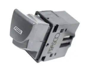 Bon Marché Interrupteur/Bouton de lève vitre électrique sur porte avant gauche pour FIAT DUCATO II phase 2, 2002-2004, 1 bouton, noir, Neuf