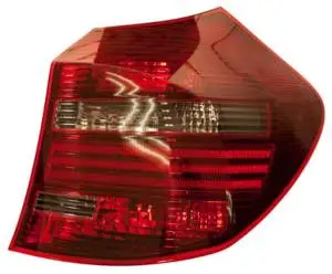 Feu arrière droit pour BMW SERIE 1 E87N de 2007 à 2011, noir, rouge et fumé, BLACK LINE, Neuf Quantité Limitée