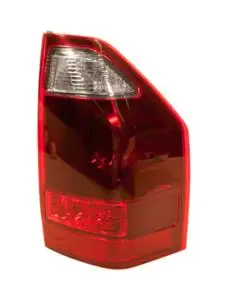 Feu arrière droit pour MITSUBISHI PAJERO III phase 2, 2003-2009, Rouge et blanc, Neuf Super Prix