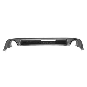 Seulement Aujourd’hui Spoiler pare chocs arrière pour VOLKSWAGEN GOLF VII GTI/GTD phase 2 depuis 2017, sortie échappement à droite et gauche, Noir, Neuf