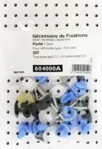 Must-Have Kit de fixation assemblage Porte pour PEUGEOT 207, 2006 à 2012 (tous modèles sauf CC), Neuf