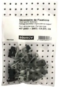 Produit De Marque Kit de fixation assemblage Cache sous moteur pour CITROËN C5 II (X7) depuis 2008 (tous modèles), Neuf