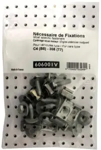 Dernier Modèle Kit de fixation assemblage Cache sous moteur pour PEUGEOT 308 I (T7), 2007-2014 (tous modèles), CEDAM, Neuf