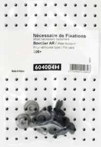 Top Vente Kit de fixation assemblage Pare chocs arrière pour PEUGEOT 206+ 2009-2012 (tous modèles), Neuf