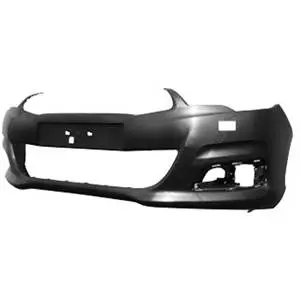 Top Vente Pare chocs avant pour CITROËN C4 II phase 2, 2015-2018, trous gicleurs lave phares, Neuf à peindre