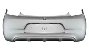 Pare chocs arrière pour PEUGEOT 108 depuis 2014 >, Neuf à peindre Produit De Marque