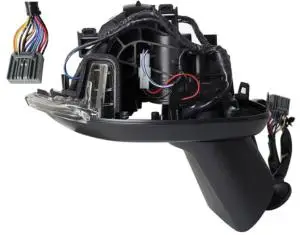 Rétroviseur droit pour VOLVO XC60 II 2017-2021, dégivrant, rabattable électriquement, avec sonde, mémoire, sans coque et miroir, Neuf Acheter En Ligne