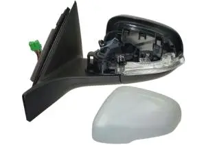 Rétroviseur gauche pour VOLVO V70 III phase 1 depuis 2012, rabattable électriquement, sonde, dégivrant, rabattable électriquement, feu clignotant à LED, Neuf à peindre Dernière Chance